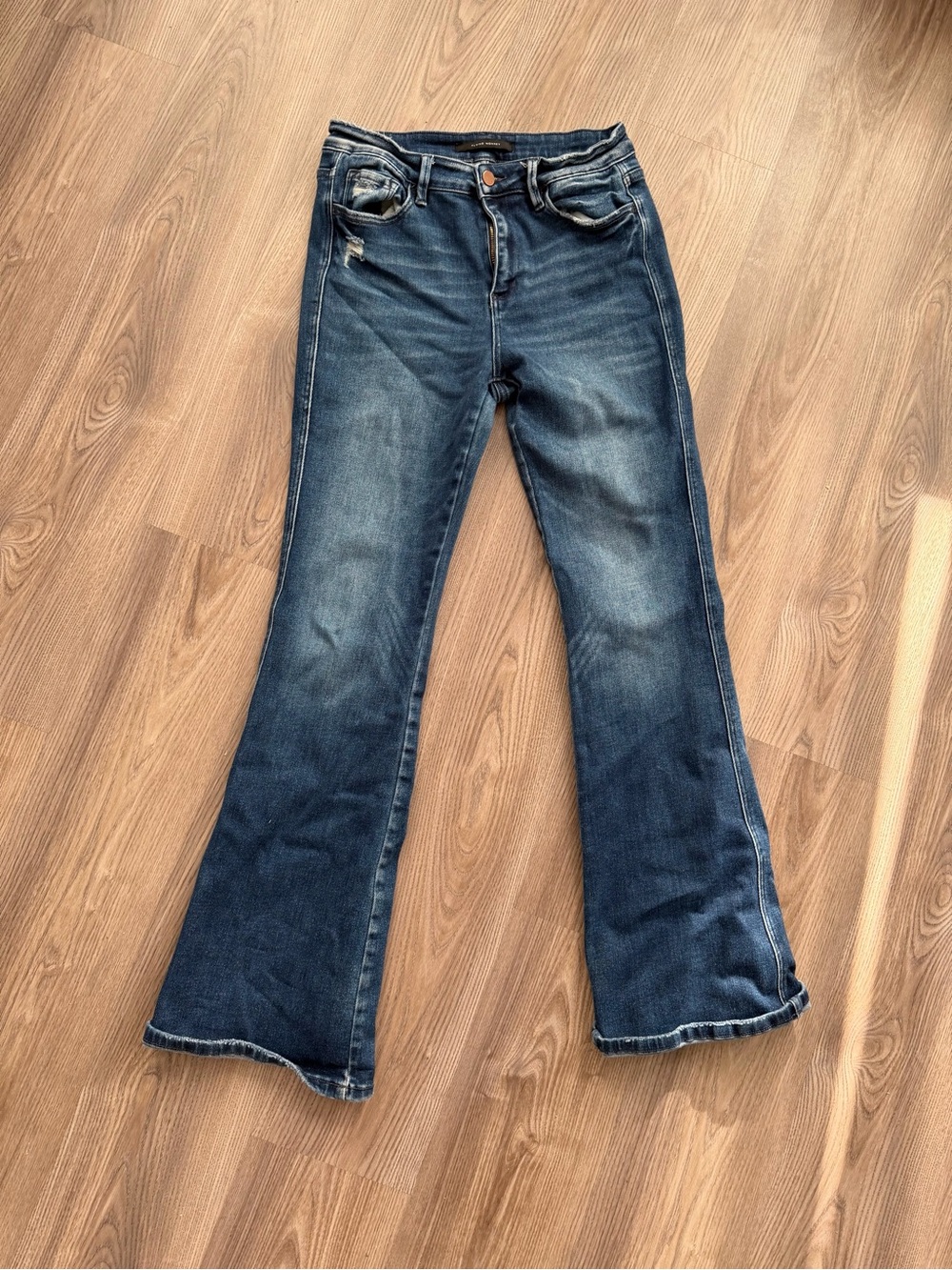Flying Monkey Dark Blue Flare Jeans